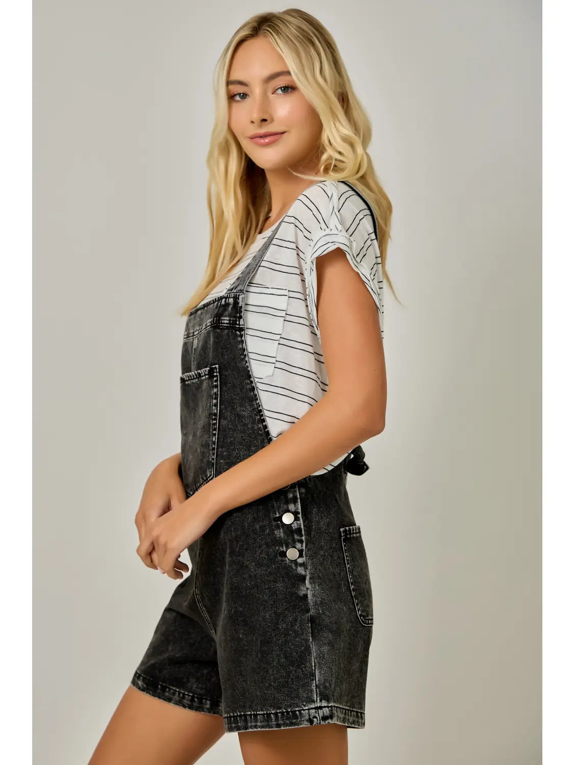 Denim Romper