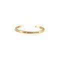 I Carry Your Heart With Me Brass Cuff