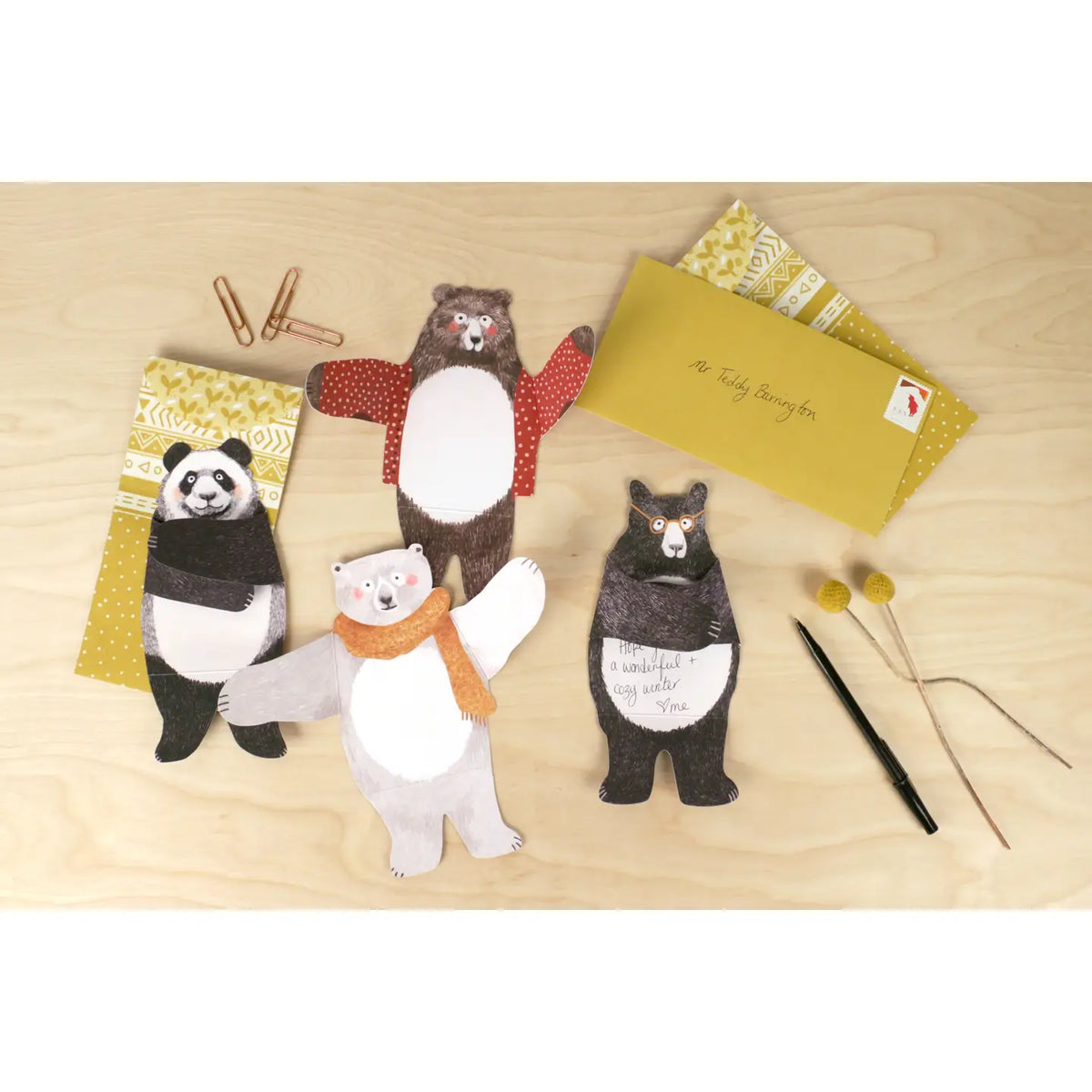 Bear Hugs Notecards