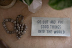 Good Things Rectangular Decoupage Plate 8.5x4