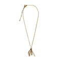 ***Brass You Are My Sun, My Moon Necklace - 22"