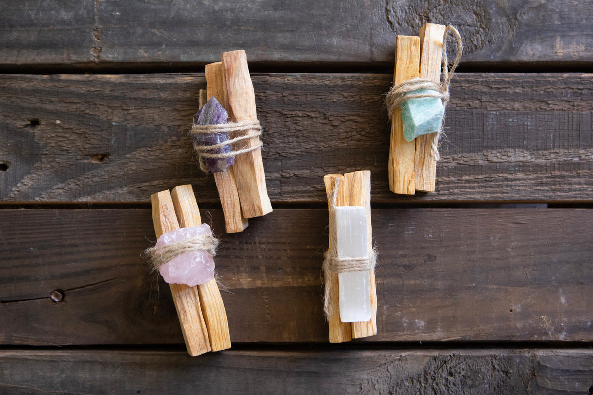 Palo Santo Stick With Amazonite
