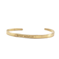 Expect Miracles Brass Cuff