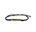 ***Brass Hakuna Matata Braided Bracelet - Adjustable