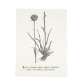***Each Flower Must Grow Botanical Handmade Paper Print - 12x16