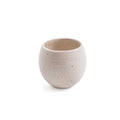 ***Ribbed Ceramic Speckled Pot