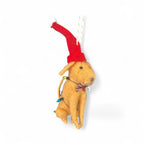 ***Gold Lab With Red Hat Bowtie & Lights Ornament - Mutley Crew Collection Second Edition