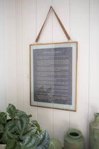 Rules For Being Human Art Poster In Cream - 12x16