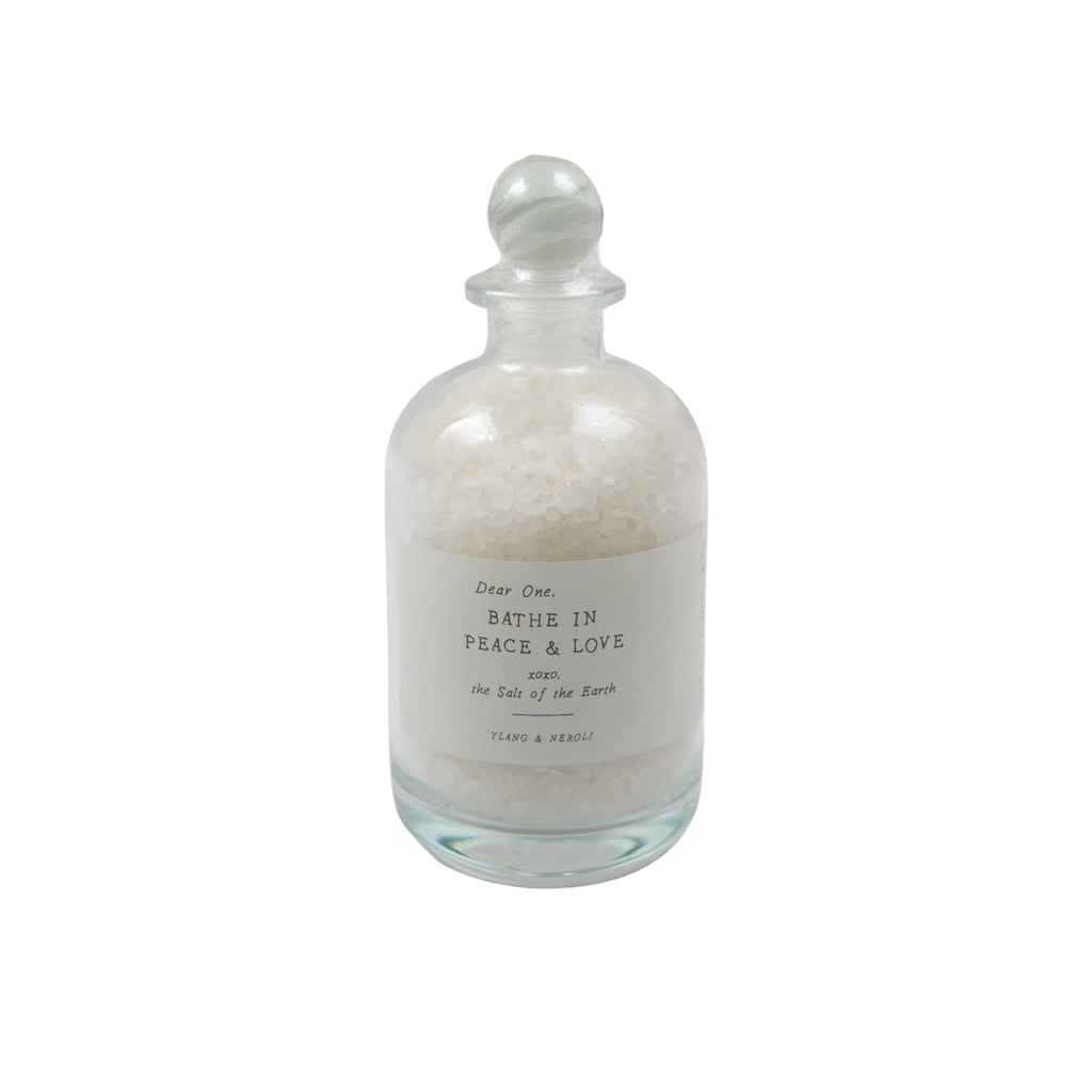 Ylang & Neroli - Peace & Love Bath Salt Apothecary Jar