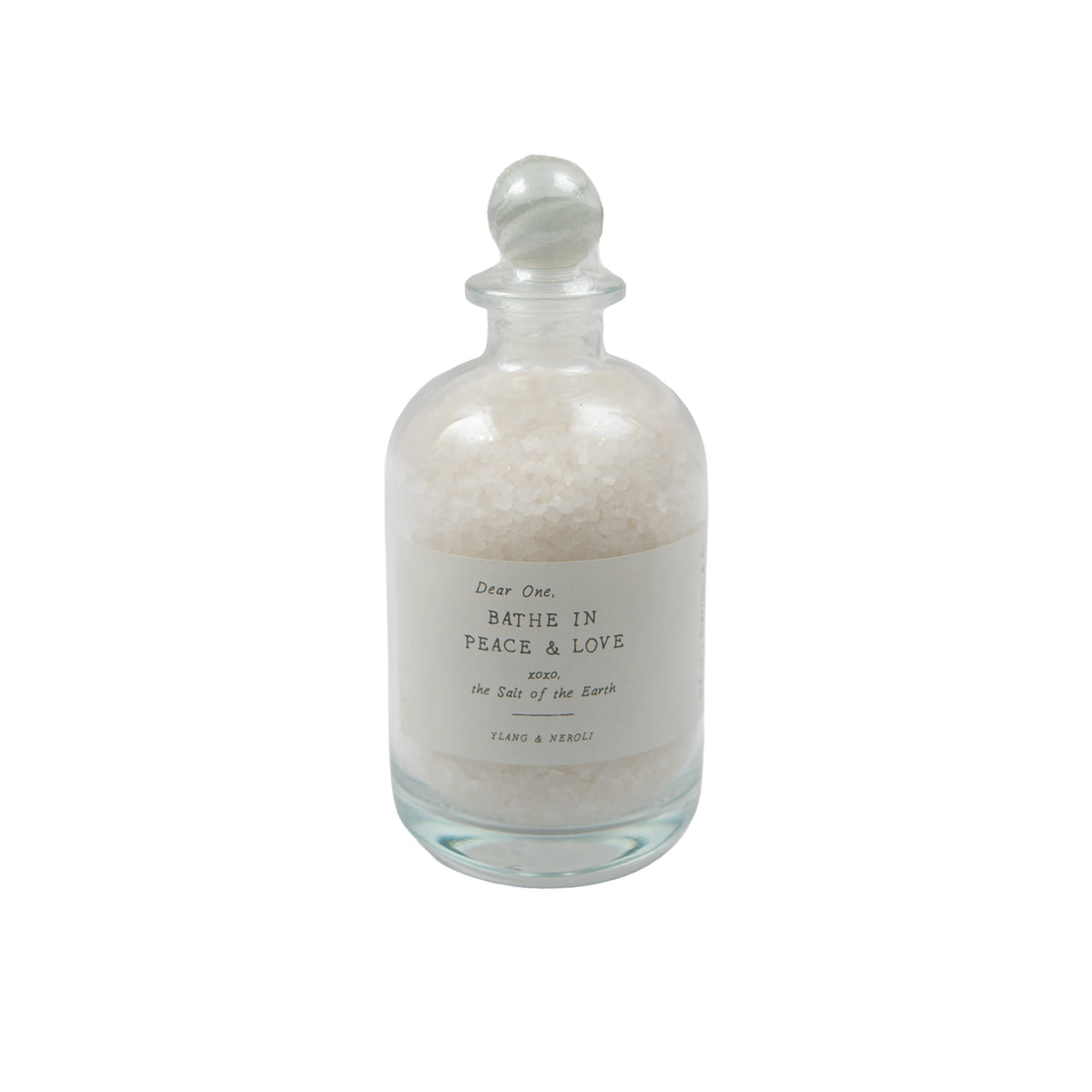 Ylang & Neroli - Peace & Love Bath Salt Apothecary Jar