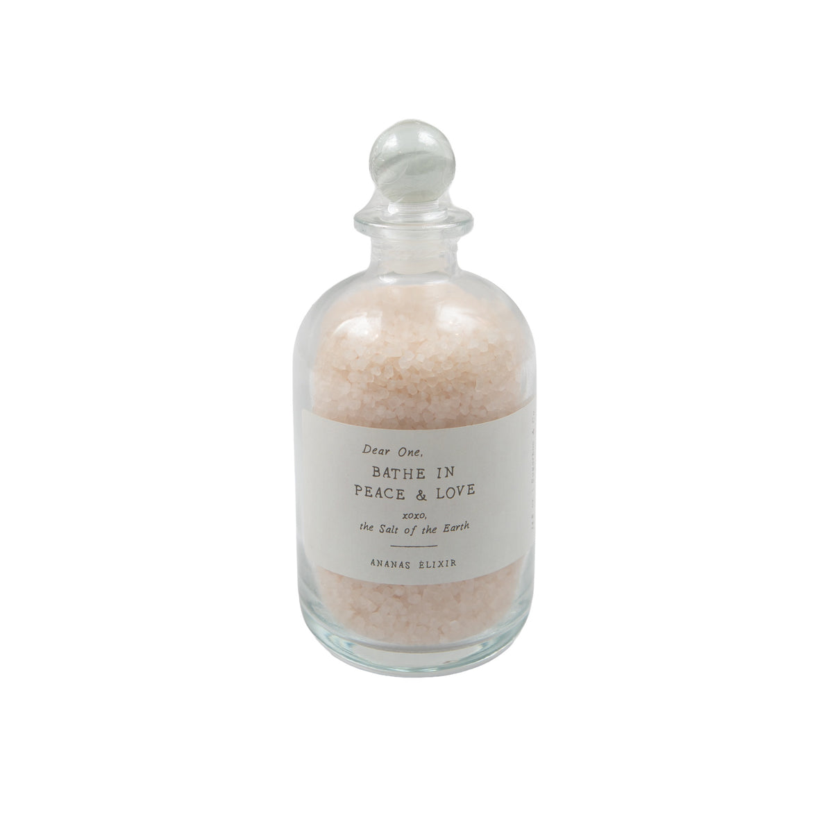 Ananas Elixir - Peace & Love Bath Salt Apothecary Jar