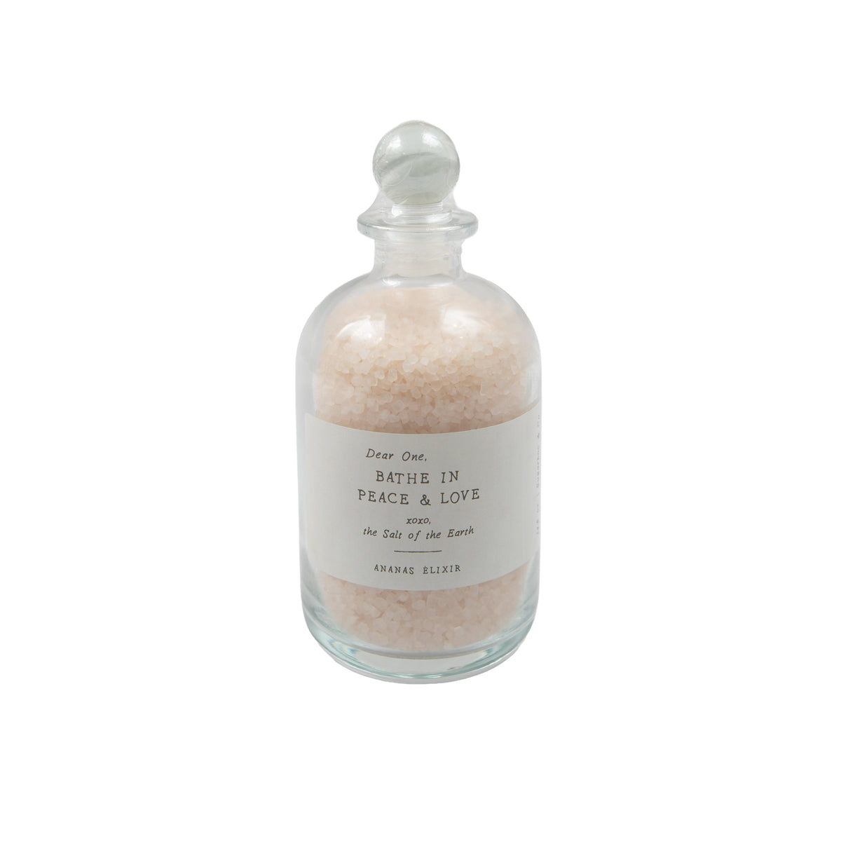 Ananas Elixir - Peace & Love Bath Salt Apothecary Jar