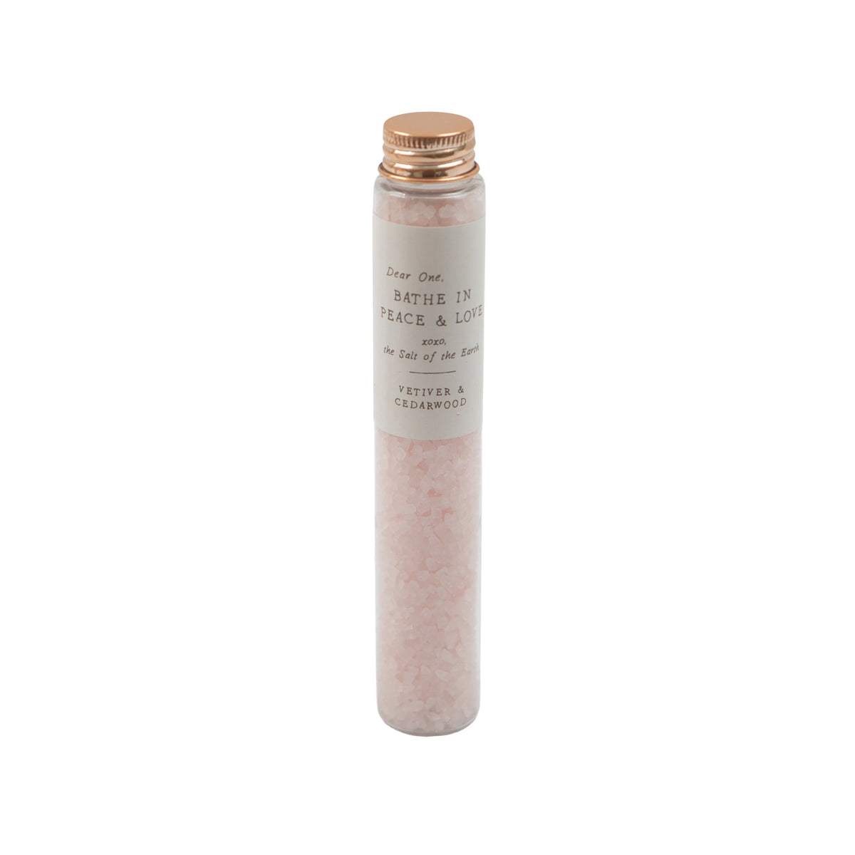 Vetiver & Cedarwood Peace + Love Bath Salt Collection