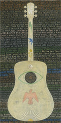 Vertical Guitar Legends Two Art Tile