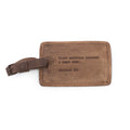 ***Every Adventure Leather Luggage Tag - Maple