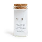 Butterflies - Message in a Bottle Littles Earring Collection