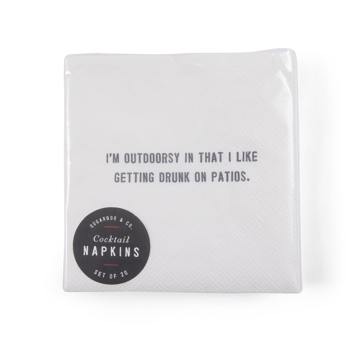 I'm Outdoorsy Cocktail Napkins