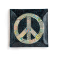 Choose Peace Square Decoupage Plate 6x6