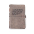 Every Great Dream Artisan Leather Journal - Grey