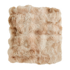 Bubble Faux Fur Throw