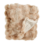 Bubble Faux Fur Throw