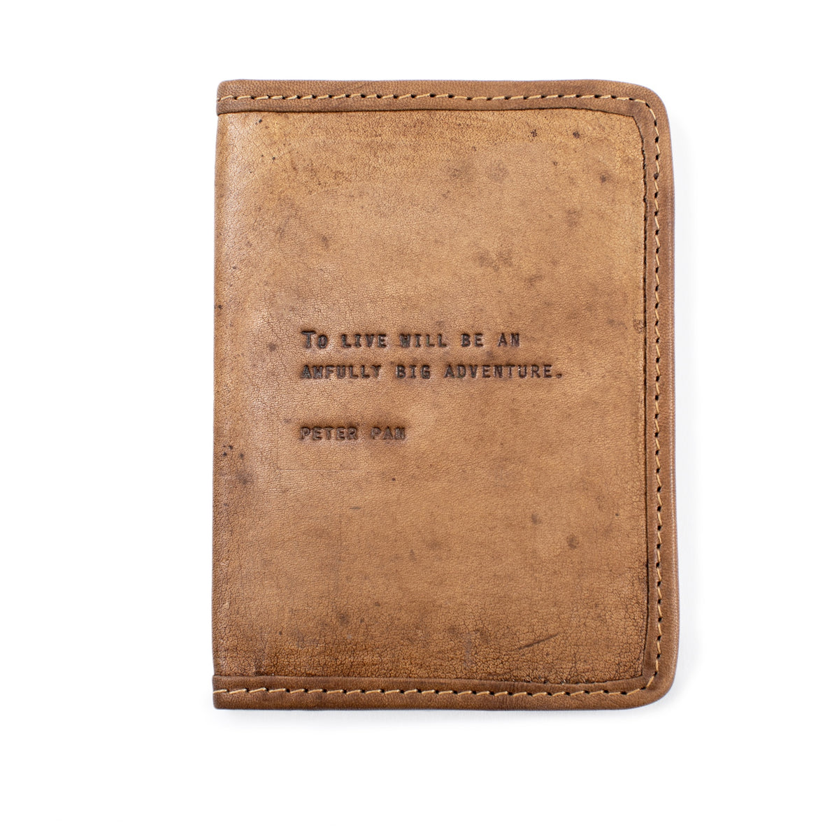 To Live Will Be Leather Passport Cover