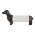 Metal & Resin Dog Shaped Paper Towel Holder