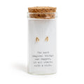 Message in a Bottle Earring Collection - Gold Wishbones
