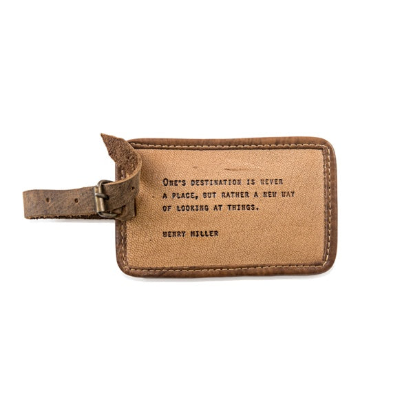 Leather Luggage Tags