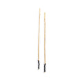 ***Beaded Linear Earrings - Gold Shiny