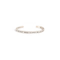 ***Carry Your Heart Silver Cuff