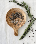 Olive Wood Small Round Tapas Dish