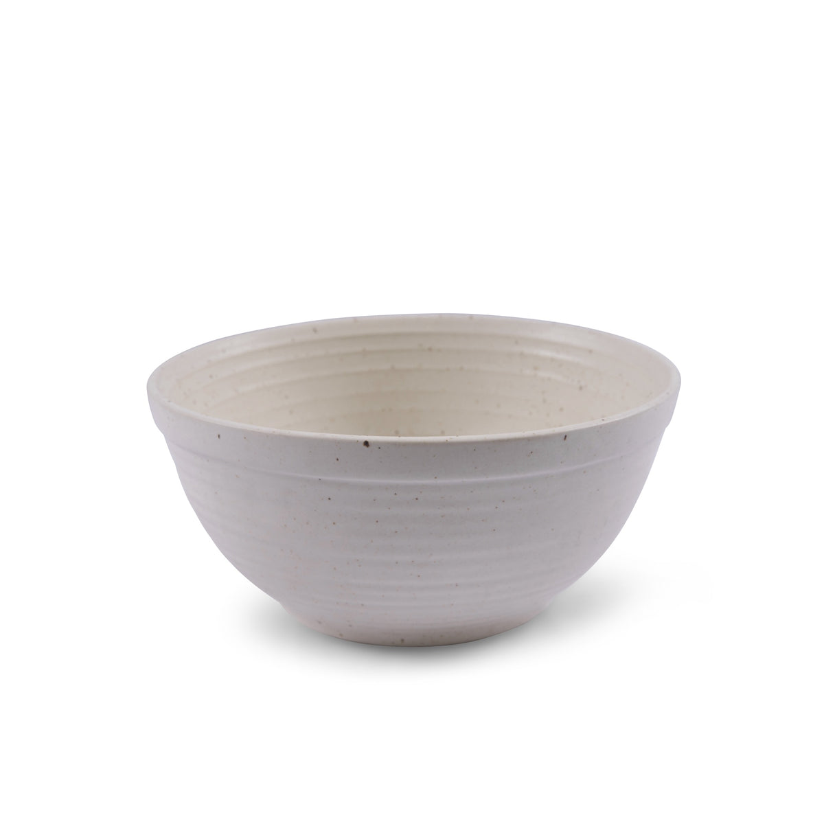 ***Deep Salad Speckled Ceramic Bowl - 11.5"x5" 11.5"x5"