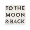 To The Moon & Back Art Poster - 8x8