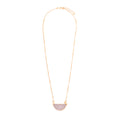 ***Half Moon Druzy Necklace