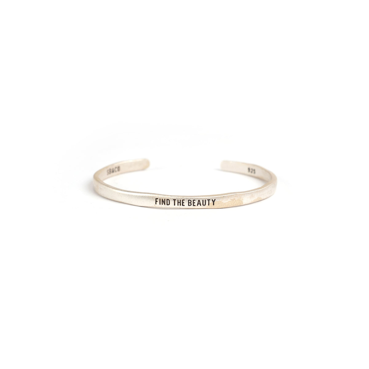 ***Find The Beauty Silver Cuff