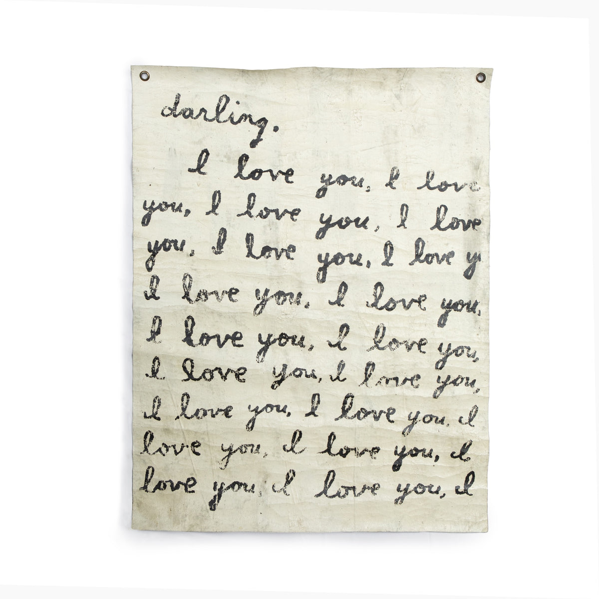 Letter For You Hand Painted Wall Tarp - 36x48
