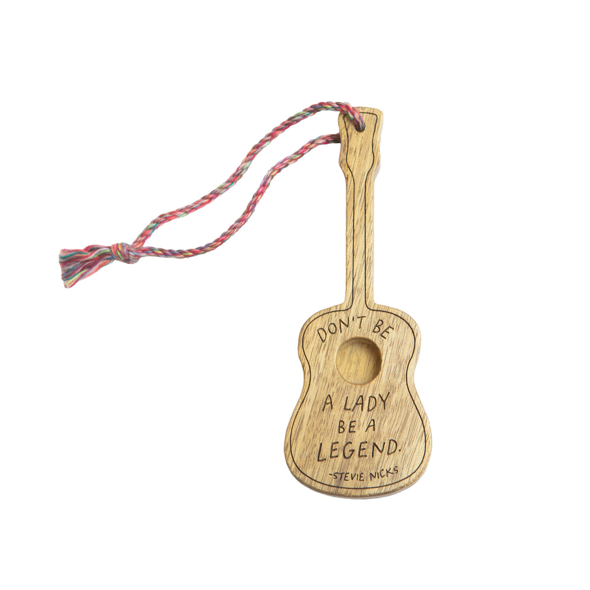 Don’t Be A Lady, Be A Legend Wooden Acoustic Guitar