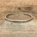 ***Daydream Believer Silver Cuff