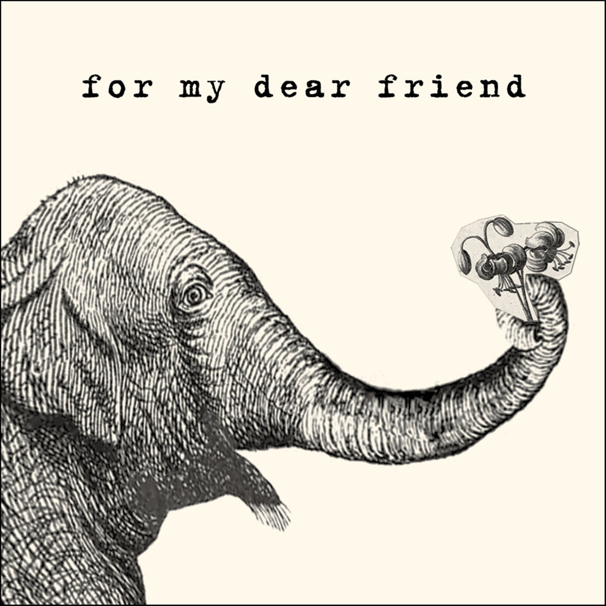 For My Dear Friend Notecard