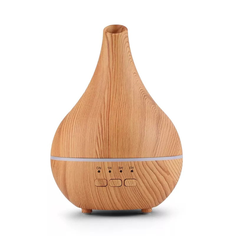 Light Wood Grain Vase Essential Oil Diffuser