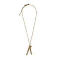 ***Brass Be Happy For This Moment Necklace - 22"