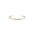 ***Life Is Beauty Full Silver Cuff