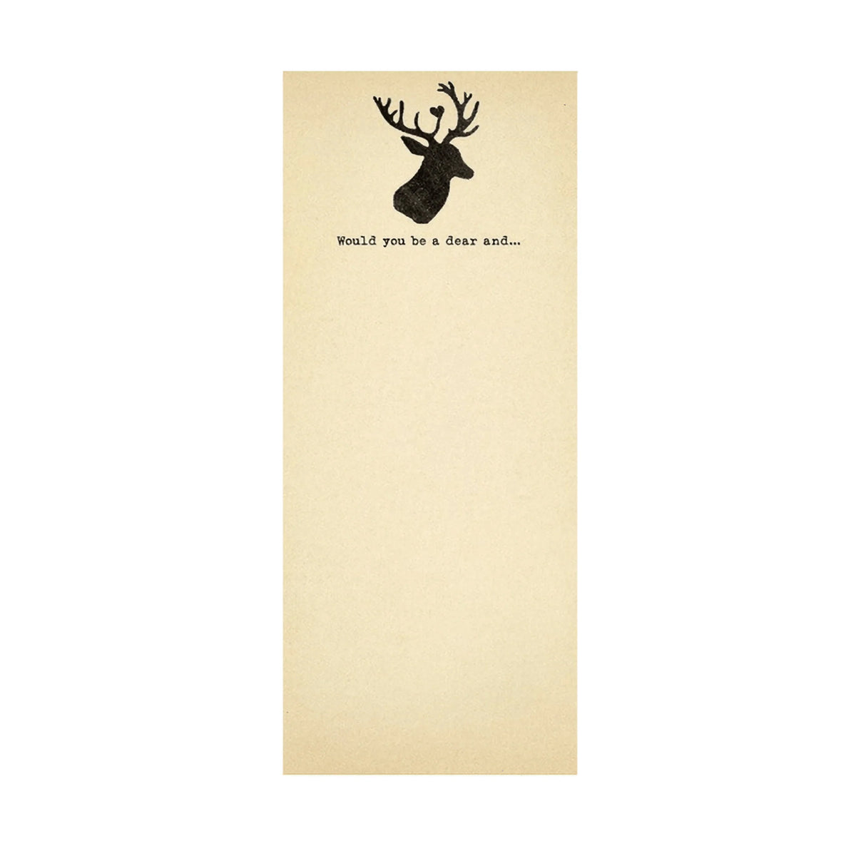 ***Deer Skinny Notepad