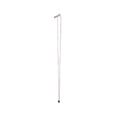 ***January Raw Birthstone Necklace in Sterling Silver (Garnet) Garnet 18" + 2" extender