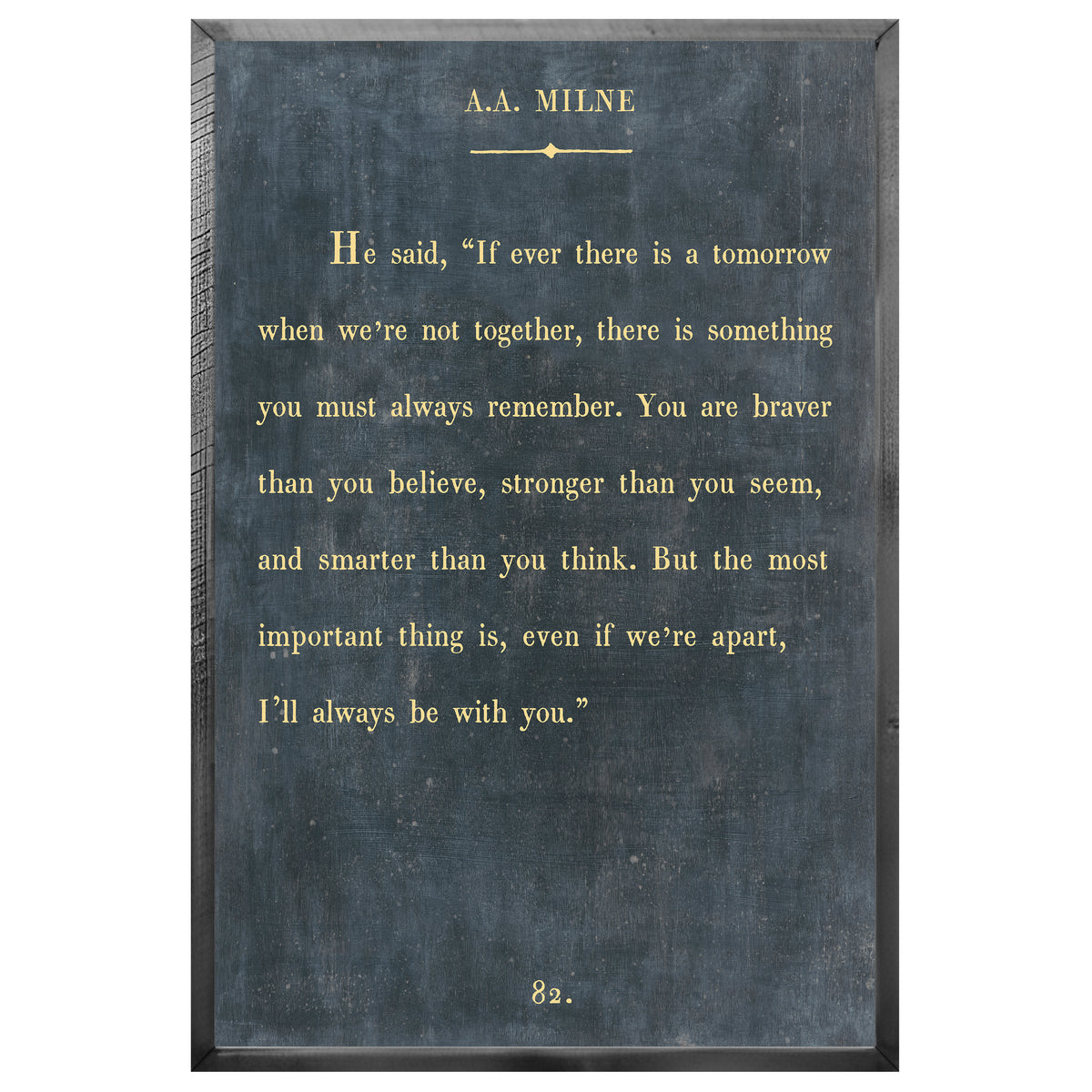 A.A. Milne Art Print - Book Collection