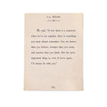 A.A. Milne Art Poster In Cream - 12x16