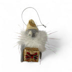 Girl Penguin With White Feathery Scarf Ornament - Huddle of Penguins Collection