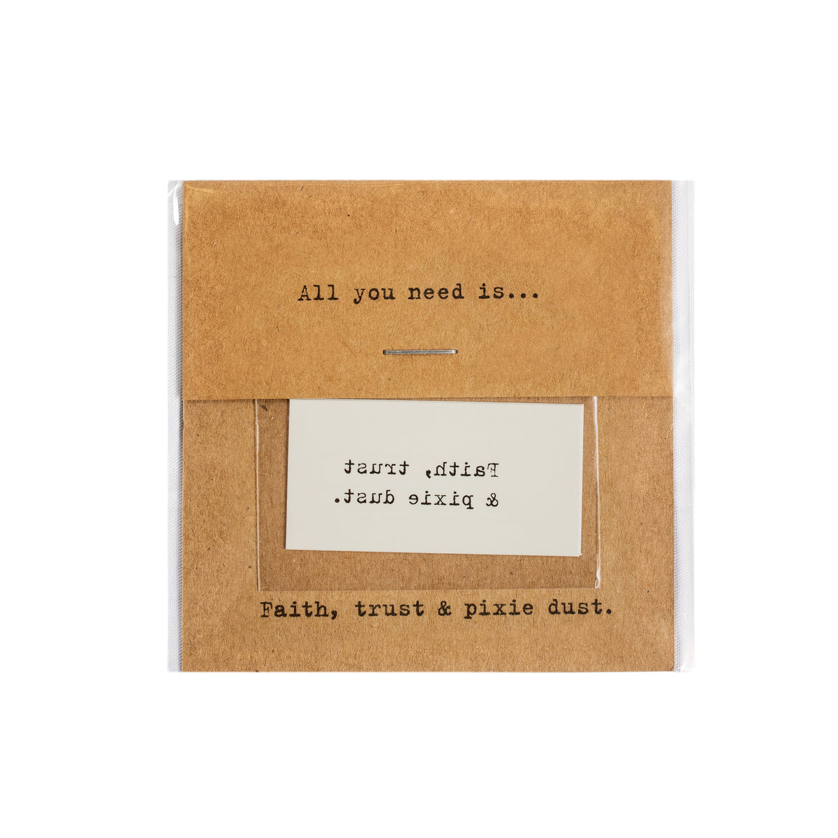 Faith Trust & Pixie Dust Temporary Tattoo - 2 Pack