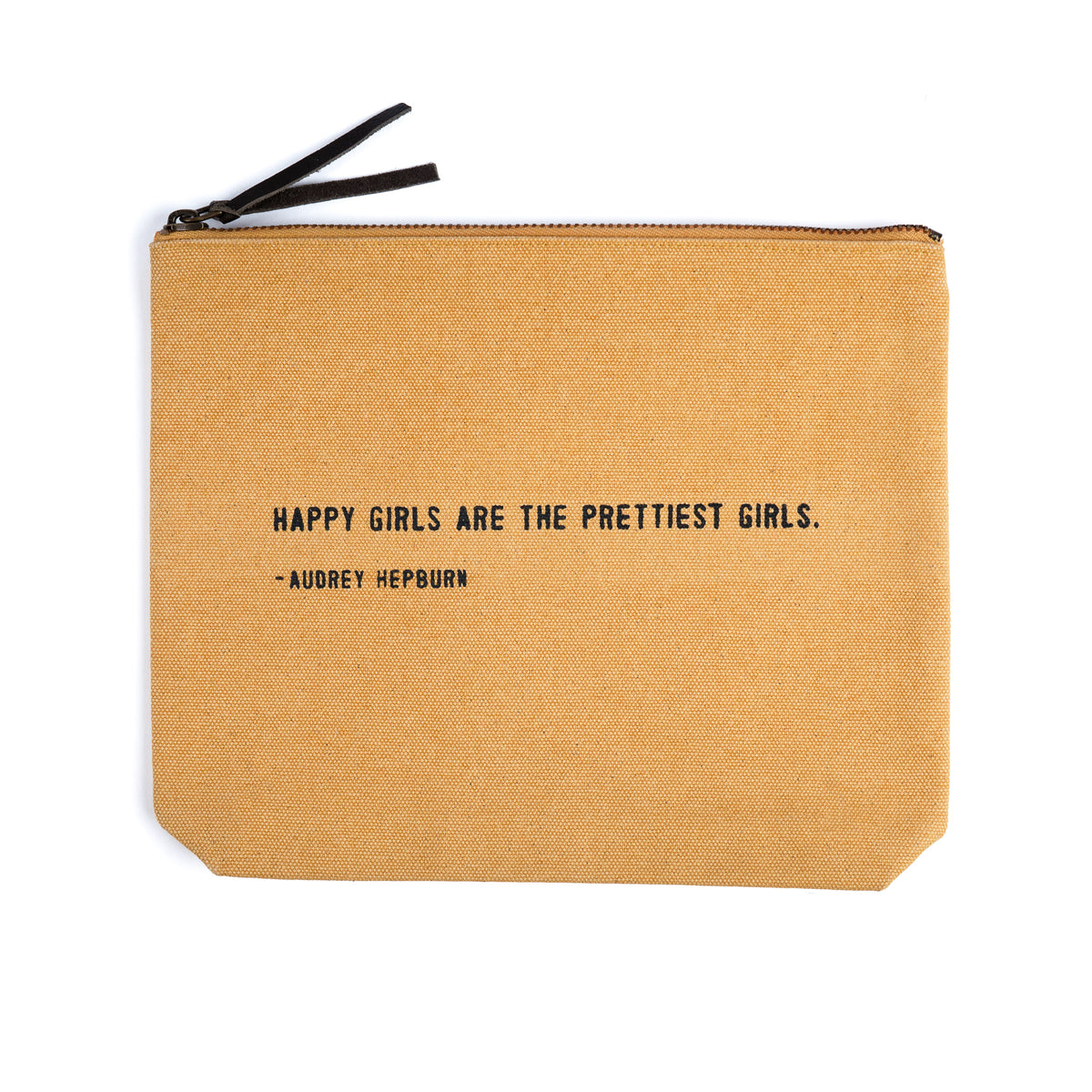 Sunflower Canvas Zip Bag
